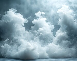Poster - Ethereal cloudy backdrop for product display