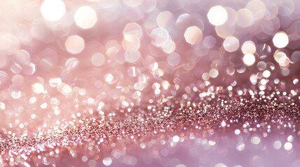 Wall Mural - a sparkly, pink, bokeh background.