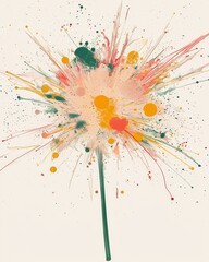 Aufkleber - Vivid Illustration of Data Transmission and Telecommunication Infrastructure