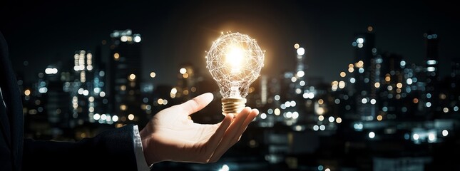 Poster - A woman's hand touching it embodies the concept of digital transformation for the upcoming technology era