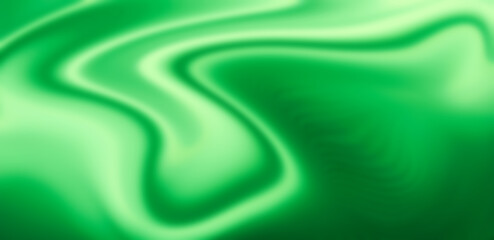 Fototapete - Abstract green and light green gradient background flowing like a river