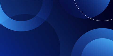 Wall Mural - abstract blue geometric background. dynamic shapes composition. vector illustration