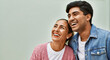 © Postmodern Studio - Smiling hispanic mother and son bonding joyfully together