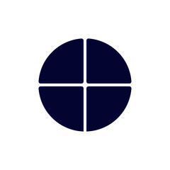 Poster - A simple black cross against white emphasizing minimalist design and geometric elegance.