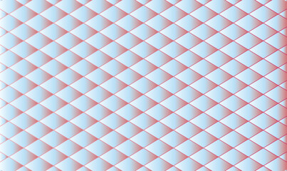 Leinwandbilder - Blue and Red Gradient Diamond Pattern, Vector illustration.