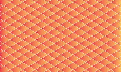 Leinwandbilder - Orange Diamond Geometric Pattern, Vector illustration.