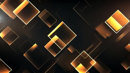 Poster - Abstract gold geometric background