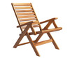 © JES Visions - Stylish and Comfortable Wooden Lounge Chair with Slatted Design for Relaxation, Outdoor Furniture, and Modern Aesthetics