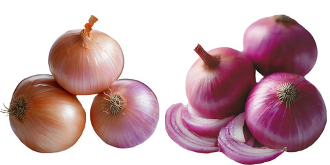 Poster - Generative Ai is used to isolate whole onions on a transparent background