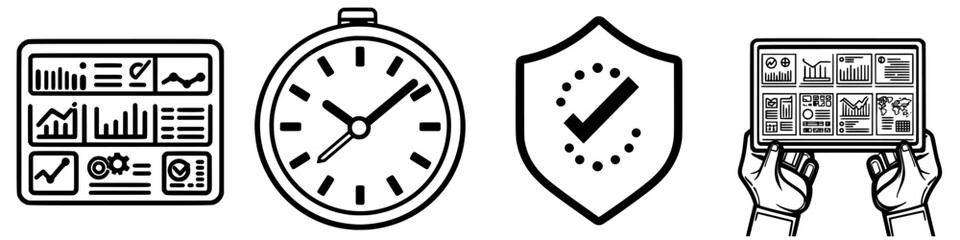 Poster - time management and analytics tools for effective project oversight and decision making