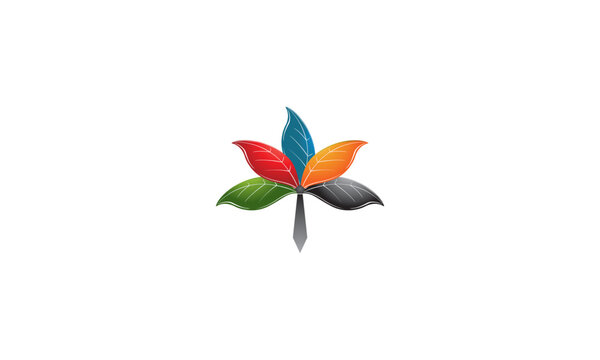 leaf logo design