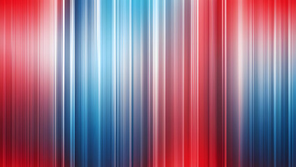 Poster - red and blue abstract: an eye-catching abstract image, featuring vibrant red and blue vertical lines