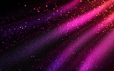 Poster - Vibrant abstract background with colorful light beams and sparkling particles creating magical