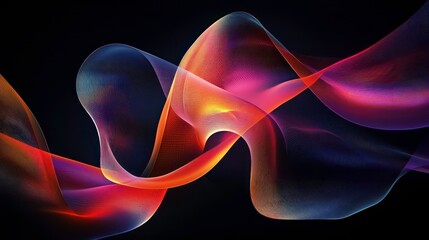 Poster - Abstract Digital Flow Representation with Geometric Data Visuals
