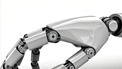 Poster - Robotic hand reaching forward to touch.