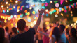 © Kateryna - Friends celebrating at a summer festival with lively music and lights