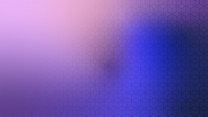 Poster - Blue and Purple blurred texture with geometric pattern. Blue and Purple geometric abstract background in blur style. Modern gradient colorful backdrop
