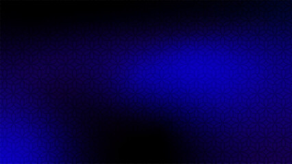 Poster - Black and blue blurred texture with geometric pattern. Black and blue geometric abstract background in blur style. Modern gradient colorful backdrop