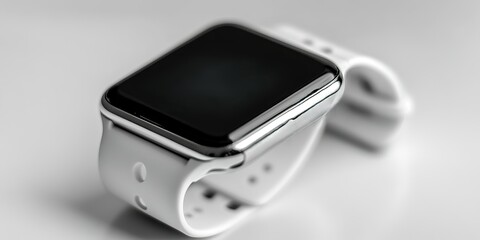 Poster - Smartwatch with minimalist design displayed on a smooth surface