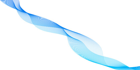 Poster - aabstract blue wave halftone line composition,nmodern technology on white background, technology flo