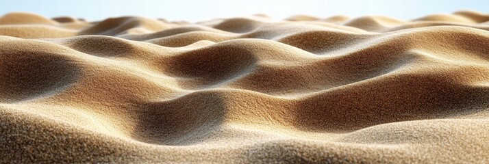 Poster - Natural waves of golden sand create a serene landscape under the sun
