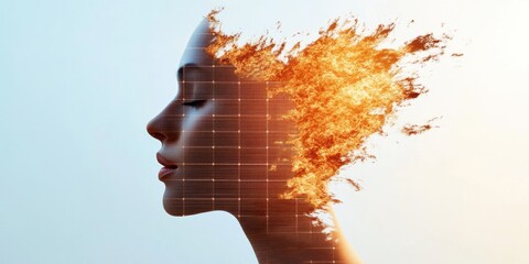 Poster - AI Fusion Transformative Digital Consciousness - Breakthrough Neural Interface Visualization for Next-Gen Tech Innovation and Cognitive Expansion
