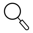© Sam Design - search magnifying glass tool flat stroke icon for apps and websites