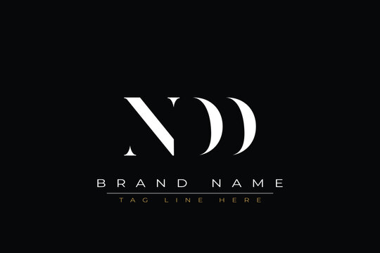 NDD abstract letter logo design. This logo is designed by three abstract letters
