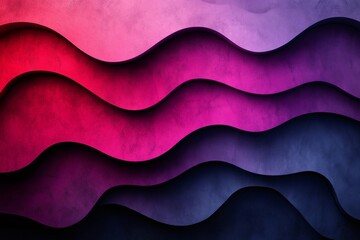 Aufkleber - Abstract gradient waves creating a colorful pattern