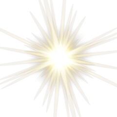 Wall Mural - vector transparent sunlight with sun glare. overlay, sun rays and glare, sun, sunrays, light transit
