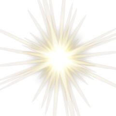 Wall Mural - vector transparent sunlight with sun glare. overlay, sun rays and glare, sun, sunrays, light transit