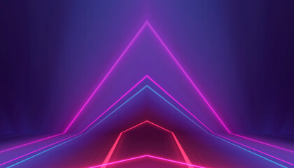 Wall Mural - abstract neon futuristic bright background.