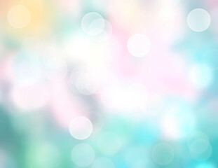 Wall Mural - easter abstract background with bokeh