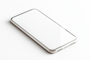 Poster - Modern mock-up design featuring floating smartphone with blank screen