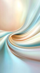 Poster - Pastel colors swirling dynamically, blending in smooth vortex, creating graceful abstract pattern with harmonious visual flow