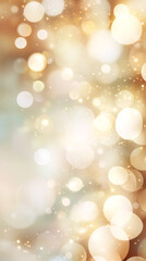 Poster - Sparkling golden bokeh illuminating festive background, evoking holiday warmth and celebratory mood