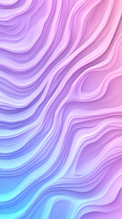 Leinwandbilder - Smooth flowing gradient pastel colors create a beautiful abstract background with wavy topographic lines