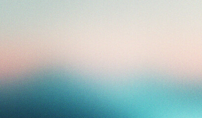 Poster - Teal  Yellow Noise Effect Gradient Texture Grainy Background
