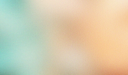Poster - Teal  Yellow Noise Effect Gradient Texture Grainy Background