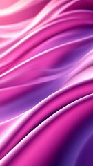 Poster - Colorful flowing fabric texture with soft waves and smooth gradients in purple hues