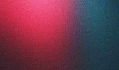 Poster - red teal noise effect gradient texture grainy background