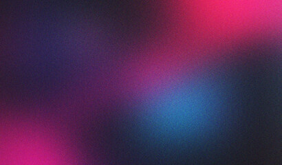 Poster - Purple  Red  Black Noise Effect Gradient Texture Grainy Background