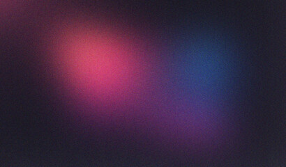 Poster - Purple  Red  Black Noise Effect Gradient Texture Grainy Background