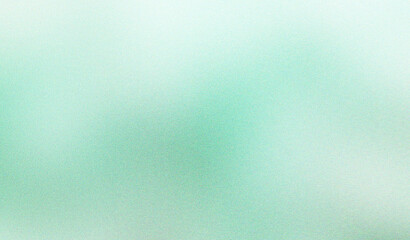 Poster - Green  White Noise Effect Gradient Texture Grainy Background