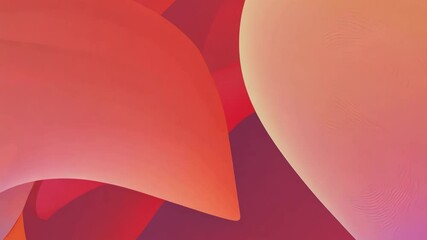 Poster - Abstract Spheres - Red, Orange, and Yellow Gradient Background - Dynamic, Fluid Shapes in 4K.