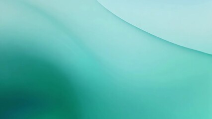 Poster - Abstract Aqua Green Gradient Background Texture Motion Graphics in 4K.