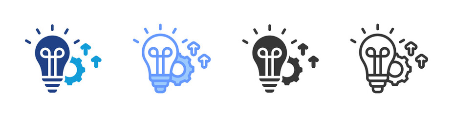 Poster - Evolve icon set multiple style collection