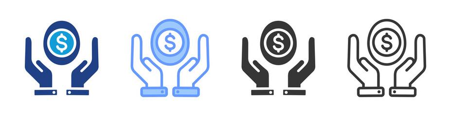 Poster - Incubator icon set multiple style collection