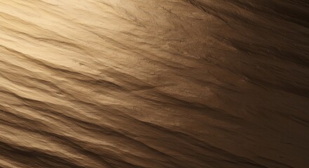 Poster - A brown and tan background with a wave pattern