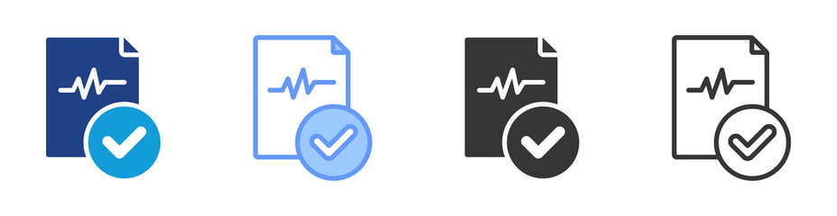 Poster - Data Normalization icon set multiple style collection